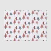 Einfache Pastelweihnachtsbaume Seidenpapier (Vorderseite)