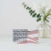 Einfache patriotische Visitenkarten Visitenkarte (Stehend Vorderseite)