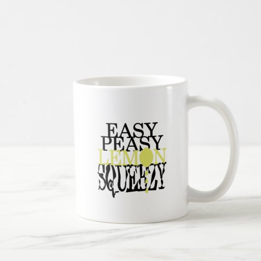 Einfache Peasy Zitrone Squeezy Kaffeetasse (Rechts)