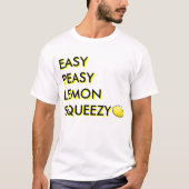 Einfache Peasy Zitrone Squeezy T-Shirt (Vorderseite)