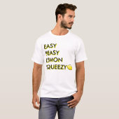 Einfache Peasy Zitrone Squeezy T-Shirt (Vorne ganz)