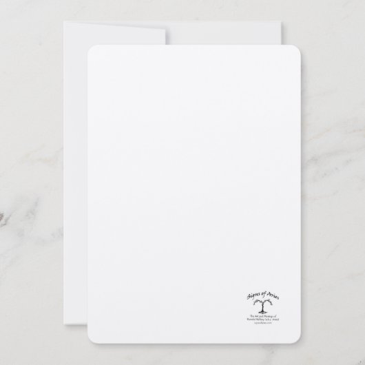 Einfache Perlen Einladung Hochzeit individuell anp (Rückseite)