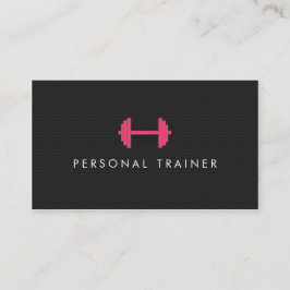 Einfache Personal Trainer Fitness Visitenkarten Visitenkarte