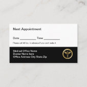 Einfache Personalausweise Terminkarte (Vorderseite)