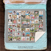 Einfache Personalisierte 53-FotoCollage - benutzer Sherpadecke