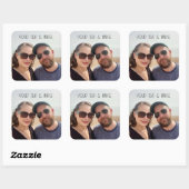 Einfache Personalisierte Aufkleber für kundenspezi (Blatt)