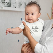 Einfache Personalisierte Baby Bodysuit Baby Strampler