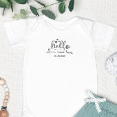 Einfache Personalisierte Baby Bodysuit Baby Strampler