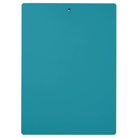 Einfache Personalisierte Beleuchtung Aquamarin Klemmbrett (Rückseite)