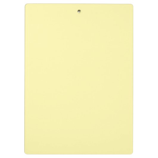 Einfache Personalisierte Creme Klemmbrett (Rückseite)