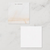 Einfache Personalisierte Elegant Soft Veined Marmo Mitteilungskarte (Vorne/Hinten)