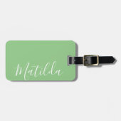 Einfache Personalisierte Farbbezeichnung Gepäckanhänger (Vorderseite horizontal)