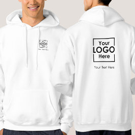 Einfache Personalisierte Firmenlogo - Vorderseite Hoodie