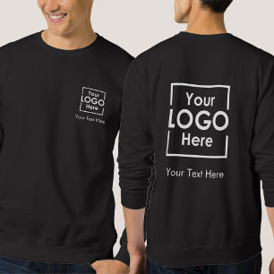 Einfache Personalisierte Firmenlogo - Vorderseite Sweatshirt