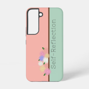 Einfache personalisierte Gänseblümchen-Blumen in P Samsung Galaxy Hülle