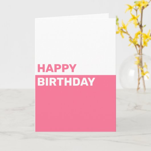 Einfache Personalisierte Geburtskarte Karte (Gelbe Blume)