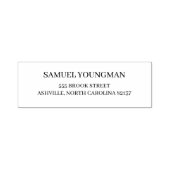 Einfache personalisierte Geschäftsstempel Permastempel (Design)