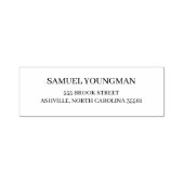 Einfache personalisierte Geschäftsstempel Permastempel (Design)