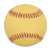 Einfache personalisierte Goldschrift Baseball (Rückseite)