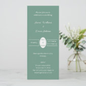 Einfache Personalisierte Hochzeit Save The Date (Stehend Vorderseite)
