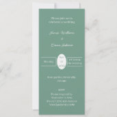 Einfache Personalisierte Hochzeit Save The Date (Vorderseite)