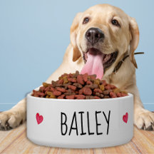 Einfache Personalisierte Hundefutter Keramik