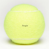 Einfache Personalisierte Individuelle Name Tennis  Tennisbälle (Vorderseite)