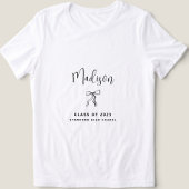 Einfache Personalisierte Klasse des Abschlusses 20 Tri-Blend Shirt