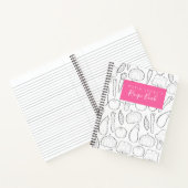 Einfache personalisierte Kochbuch-Zeitschrift Notizblock (Innenseite)