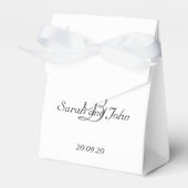 Einfache Personalisierte Monogramm-Gastgeschenk Ho Geschenkschachtel (Vorderseite)