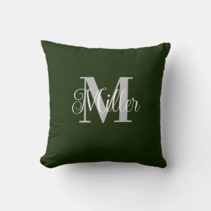 Einfache Personalisierte Monogramm Kissen