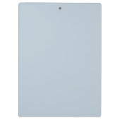 Einfache Personalisierte Monogramm und Name in Bla Klemmbrett (Rückseite)