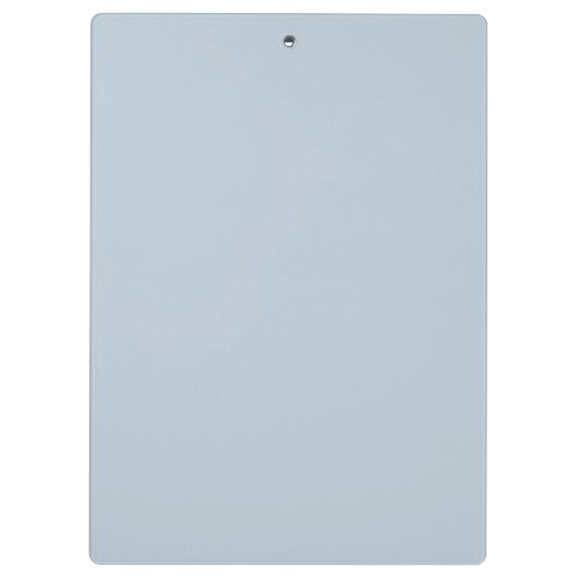 Einfache Personalisierte Monogramm und Name in Bla Klemmbrett (Rückseite)