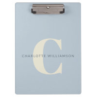 Einfache Personalisierte Monogramm und Name in Bla