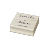 Einfache Personalisierte Neuaufnahmen und Hochzeit Gummistempel (Stempel)