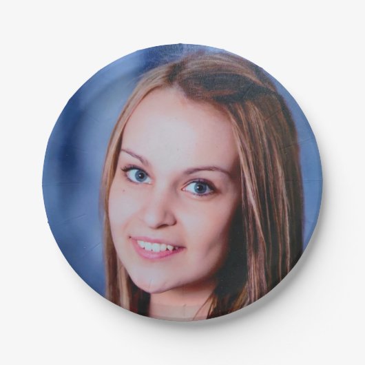 Einfache Personalisierte Papierplatte für kundensp Pappteller (Vorderseite)