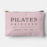 Einfache personalisierte rosafarbene Pilates-Prinz