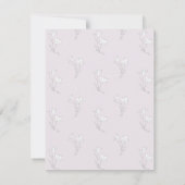 Einfache Personalisierte Stationierungsflachkarte Mitteilungskarte (Rückseite)