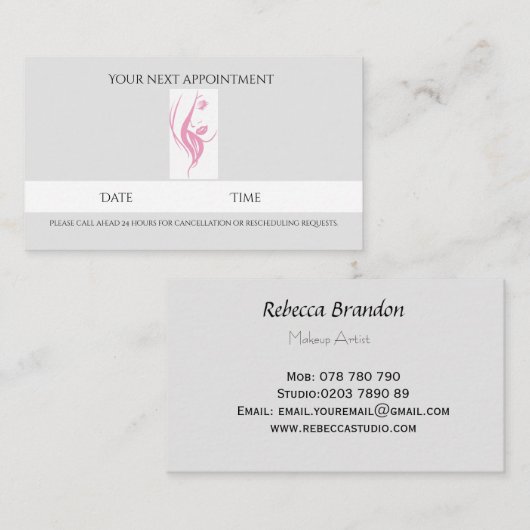 Einfache personalisierte visitenkarte (Vorne/Hinten)