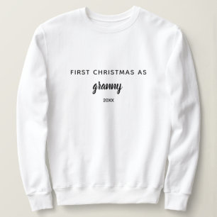 Einfache Personalisierte Weihnachten als Oma Sweatshirt