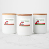 Einfache Personalisierung des GRILLEN Sauce Design Lebensmitteletikett (Flaschen)