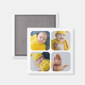 Einfache Personalisierung Ihres eigenen Fotos Magnet (Vorderseite/Rückseite)