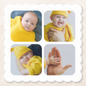 Einfache Personalisierung Ihres eigenen Fotos Untersetzer (Vorderseite)