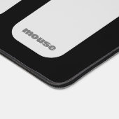 Einfache Personalisierung von Name und Meldung Schreibtischunterlage (Ecke)