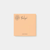 Einfache persönliche Stationierung Vielen Dank Pal Post-it Klebezettel (Vorderseite)