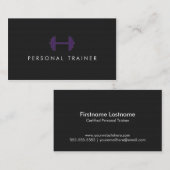 Einfache persönliche visitenkarte (Vorne/Hinten)