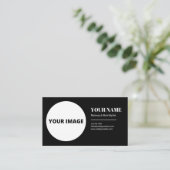 Einfache persönliche Visitenkarte. Visitenkarte (Stehend Vorderseite)