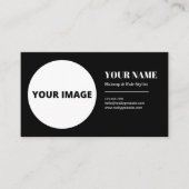 Einfache persönliche Visitenkarte. Visitenkarte (Vorderseite)