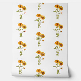 Einfache Pflanze mit gelben Blumen Tapete