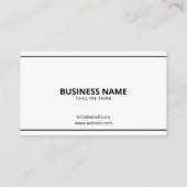 Einfache Pflege von Rasenmähern in Schwarz und Wei Visitenkarte (Rückseite)